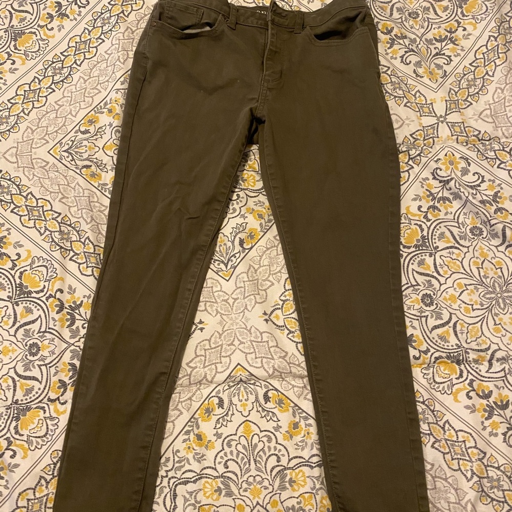 Green Skinny Jeans